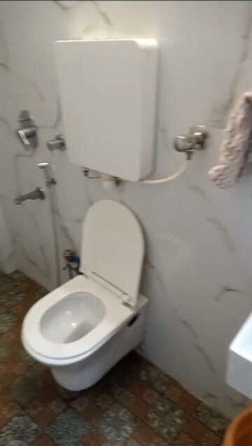 Bathroom in 1 BHK Apartment at Ganoomal Mansion CHS, Wadala West – for Rent