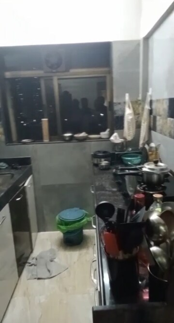Kitchen in 1 BHK Apartment at Ganoomal Mansion CHS, Wadala West – for Rent