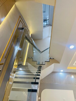 Staircase in 3 BHK Villa at Sirsi Road – for Sale