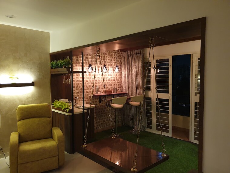 Living Room, concord-proxima 3 Bedroom 1425 Sq.Ft. Apartment In Baner Pune 9190556