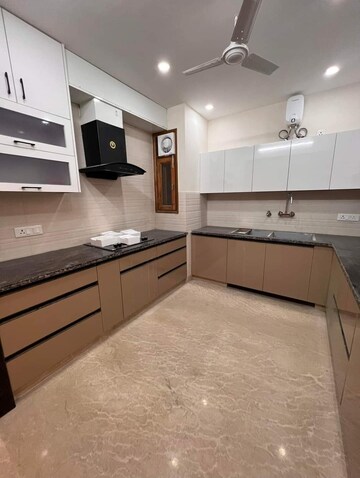 Kitchen in 3 BHK Builder Floor at Freedom Fighters Enclave – for Rent