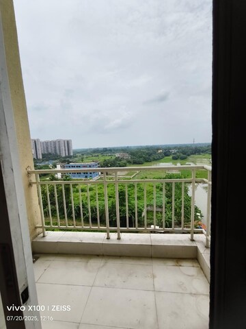 Balcony in 3 BHK Apartment at Elita Garden Vista, New Town – for Sale