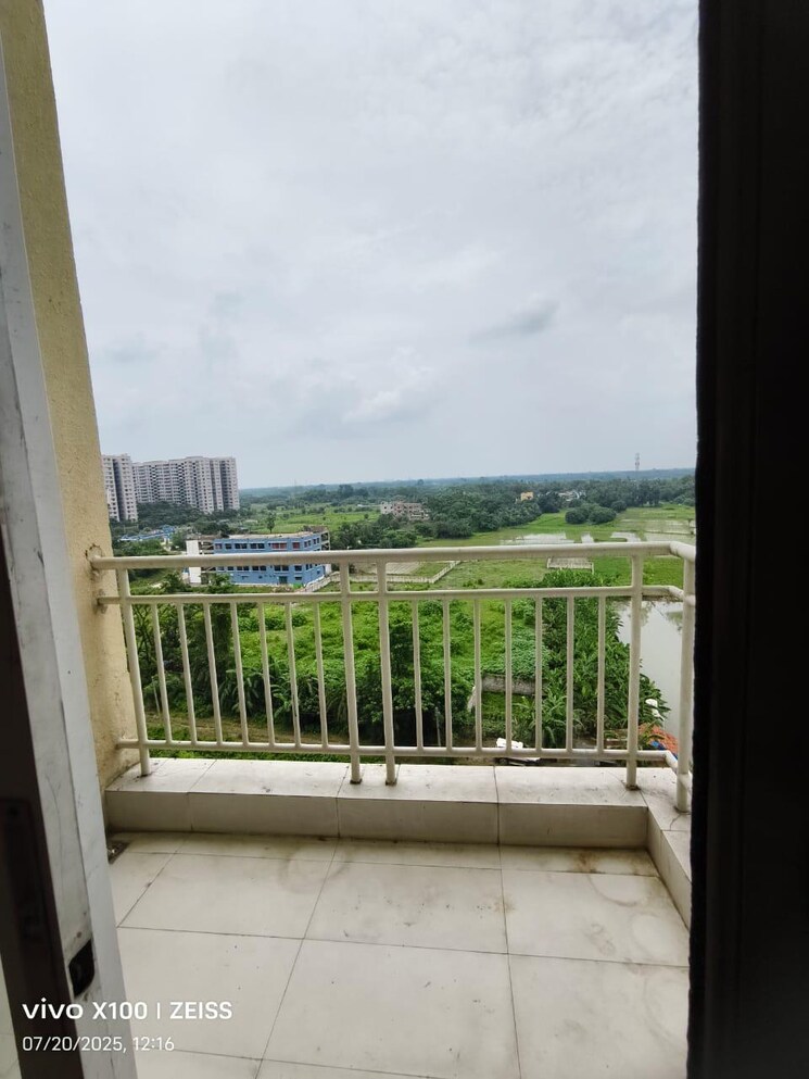 Balcony, elita-garden-vista 3 Bedroom 1955 Sq.Ft. Apartment In New Town Kolkata 9190698