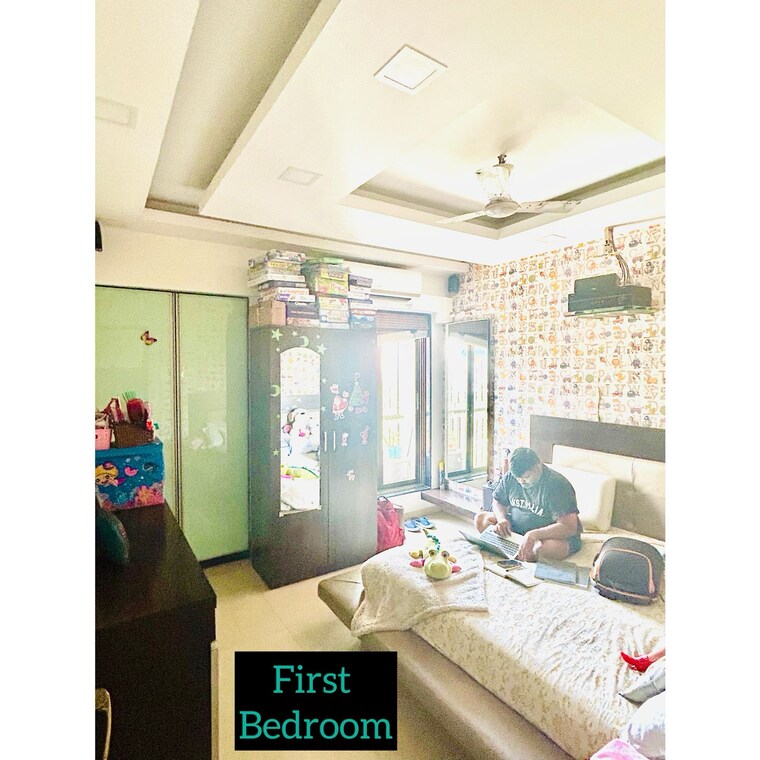 Bedroom, greeshma-residency-ii 2.5 Bedroom 1000 Sq.Ft. Apartment In Eastern Express Highway Thane 9190710