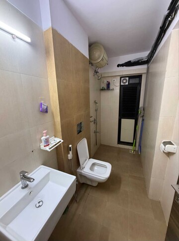 Bathroom in 2 BHK Apartment at Kanakia Rainforest, Andheri East – for Rent