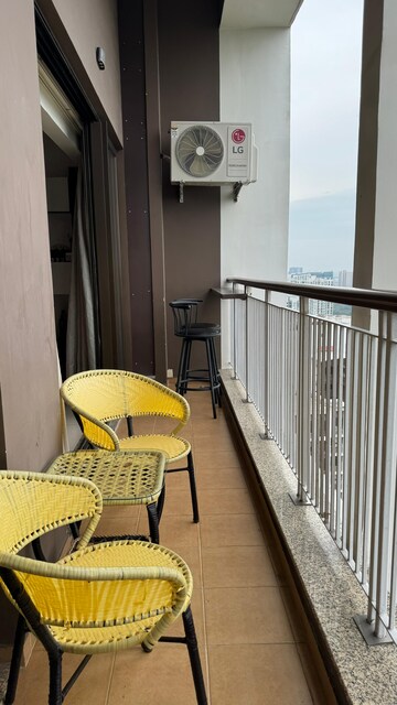 Balcony in 3 BHK Apartment at Tata Avenida, New Town – for Sale