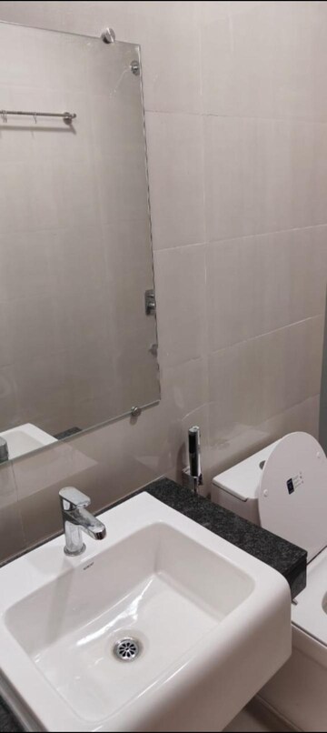 Bathroom in 1 BHK Apartment at Indiabulls One Indiabulls, Pokhran Road No Two – for Rent