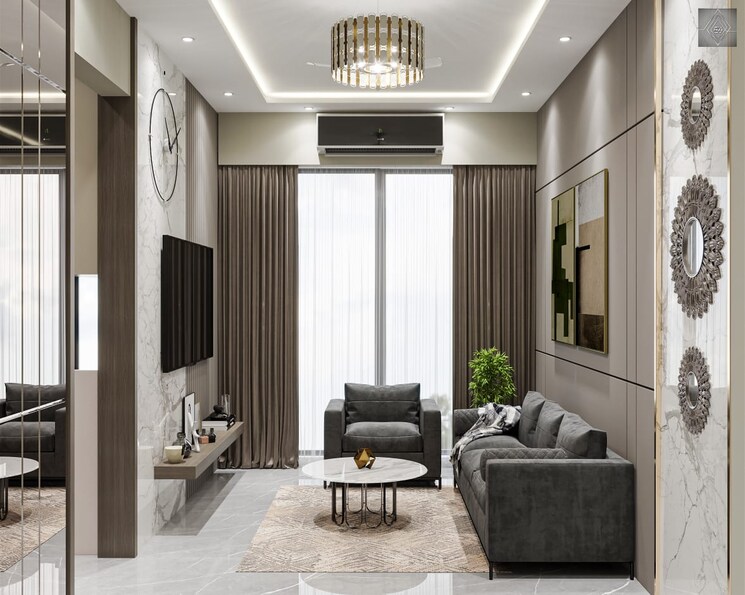 Living Room, dhanlaxmi-dhananjay-hill-view 4 Bedroom 1400 Sq.Ft. Apartment In Nalasopara West Palghar 9190888