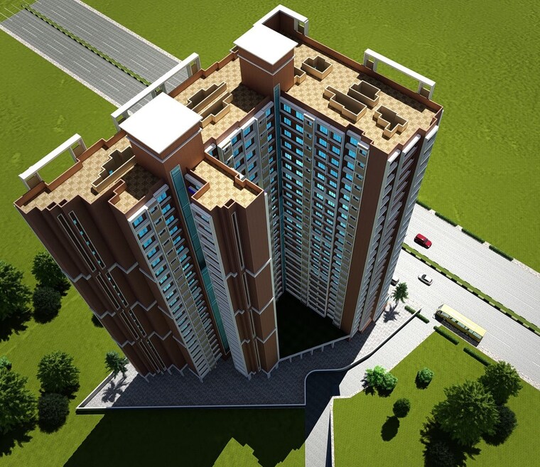 Master Bedroom, dhanlaxmi-dhananjay-hill-view 4 Bedroom 1400 Sq.Ft. Apartment In Nalasopara West Palghar 9190888