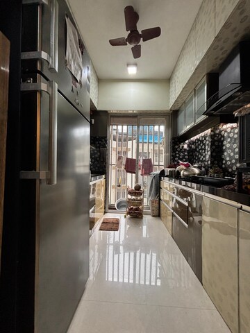 Kitchen in 1 BHK Apartment at Parsik Nagar – for Sale