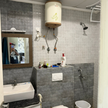 Bathroom in 3 BHK Apartment at Civitech Stadia, Sector 113 – for Rent