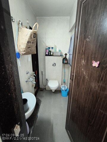 Attached Bathroom in 1 BHK Apartment at Vihang Valley Phase 3, Kasarvadavali – for Rent