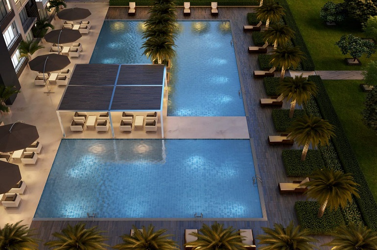 4 BHK + Servant Room Apartment For Rent in Suncity Platinum Towers