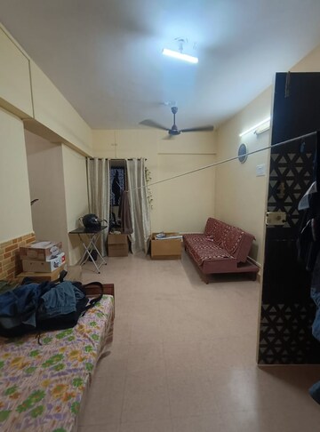 Living Room in 1 BHK Apartment at Kopar Khairane – for Rent