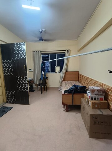 Living Room in 1 BHK Apartment at Kopar Khairane – for Rent