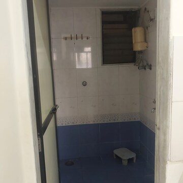 Bathroom in 1 BHK Apartment at Kopar Khairane – for Rent