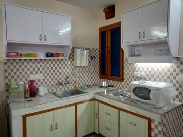Kitchen in 1 RK Builder Floor at Defence Colony – for Rent