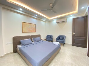 Bedroom in 4 BHK Builder Floor at Anand Niketan – for Rent