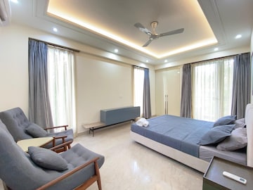 Bedroom in 4 BHK Builder Floor at Anand Niketan – for Rent