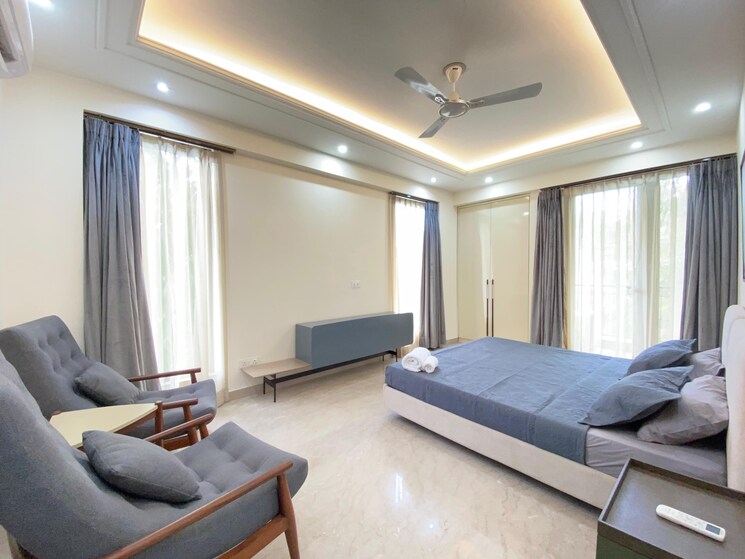 Bedroom, anand niketan 4 Bedroom 2700 Sq.Ft. Builder Floor In Anand Niketan Delhi 9191709