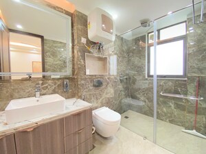 Bathroom in 4 BHK Builder Floor at Anand Niketan – for Rent