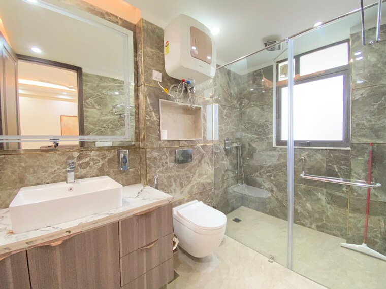 Bathroom, anand niketan 4 Bedroom 2700 Sq.Ft. Builder Floor In Anand Niketan Delhi 9191709