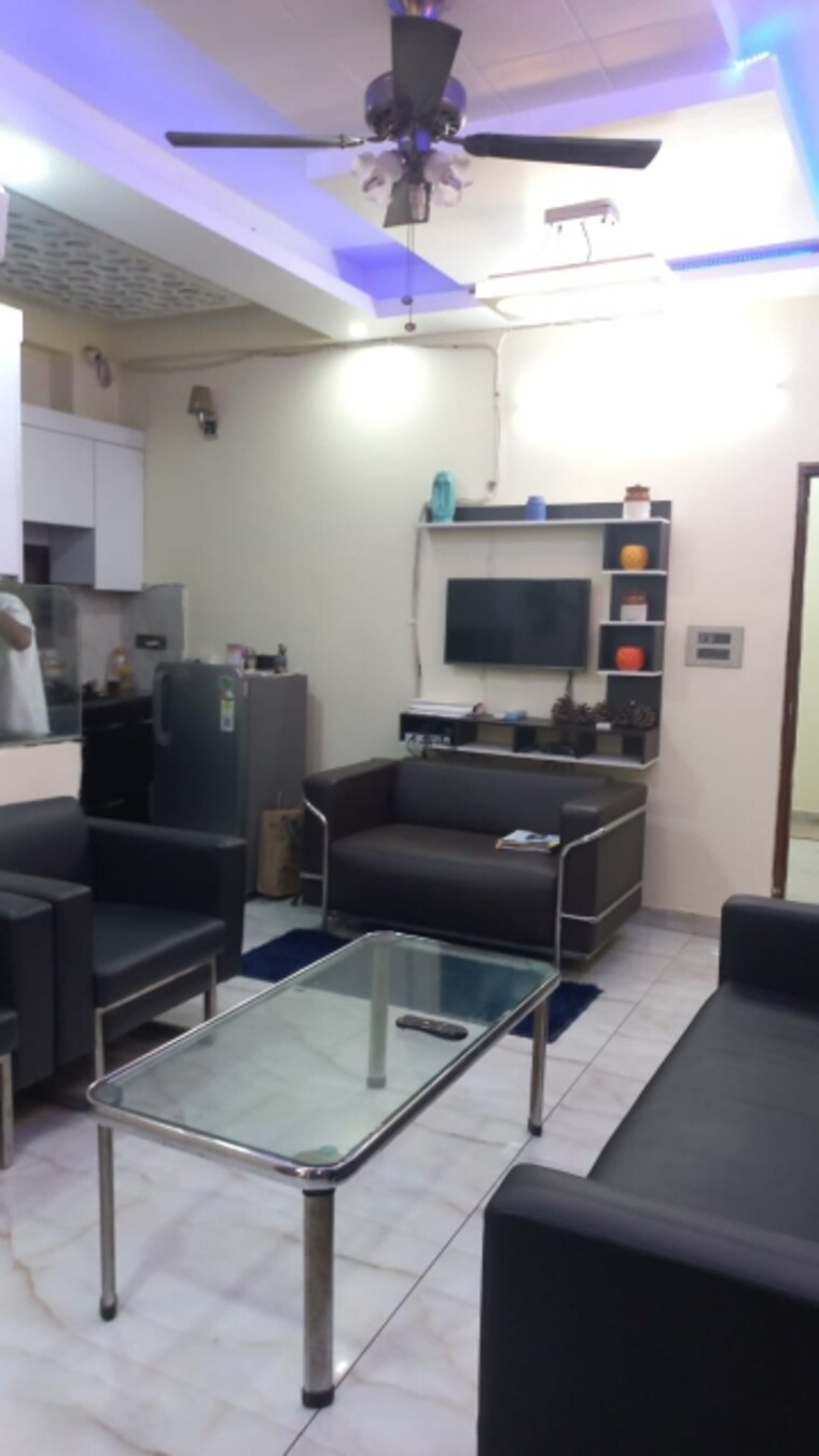 Living Room, milestone-32nd-avenue 2 Bedroom 1000 Sq.Ft. Builder Floor In Sector 15 Gurgaon 9191780