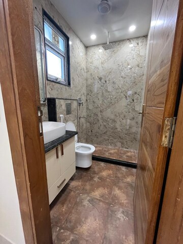 Bathroom in 4 BHK Builder Floor at Saket – for Rent