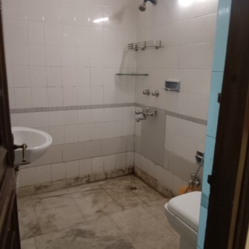 Bathroom in 3.5 BHK Builder Floor at Nehru Enclave – for Rent