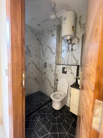 Bathroom in 2 BHK Builder Floor at Saket – for Rent