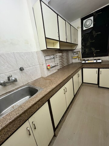 Kitchen in 2 BHK Builder Floor at Saket – for Rent