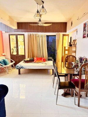 Living Room in 1 BHK Apartment at The Kamal Sagar CHS, Bhandup East – for Sale