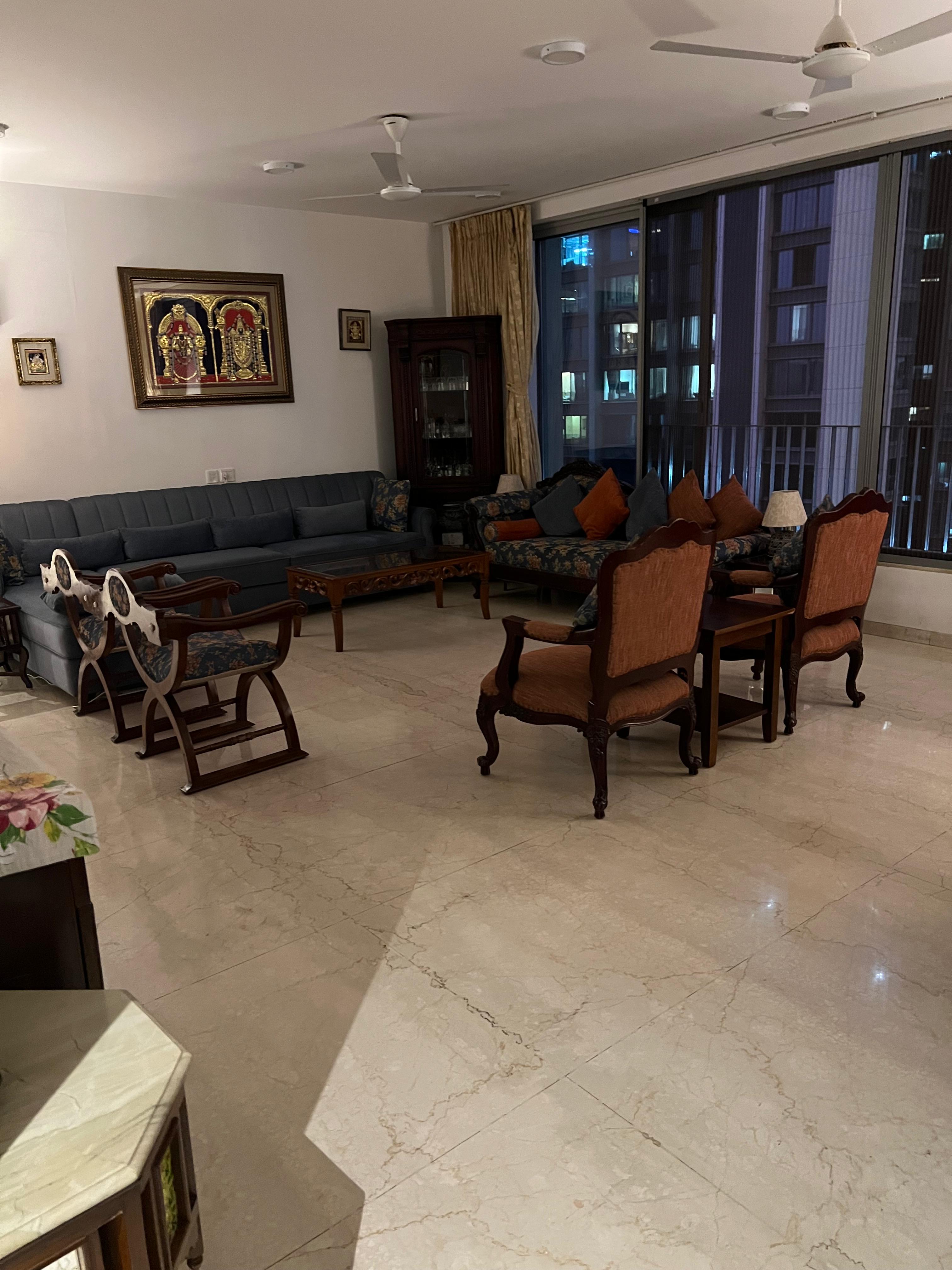 3 BHK + Pooja Room,Extra Room 1300 Sq.Ft. Apartment in Oberoi Realty Exquisite