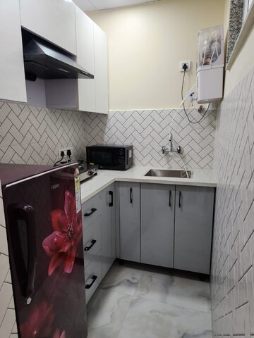 Kitchen in Studio Builder Floor at Sector 42 – for Rent