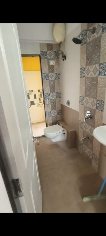 Bathroom in 2 BHK Apartment at Shree Sankalp, Ghodbunder Road – for Rent