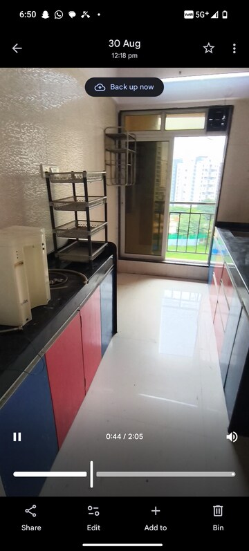 Kitchen in 2 BHK Apartment at Shree Sankalp, Ghodbunder Road – for Rent