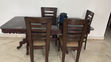 Dining area in 3 BHK Builder Floor at Malibu Town – for Rent