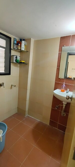 Bathroom in 1 RK Apartment at Prakruti Heights Haware City, Haware City – for Sale