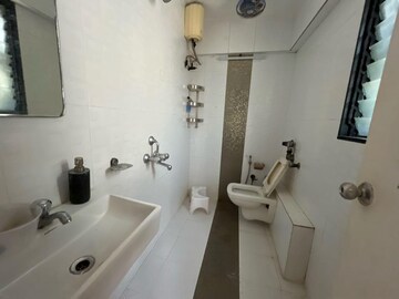 Bathroom in 3 BHK Apartment at Sky Anchorage, Versova – for Rent