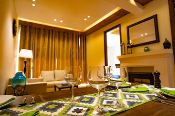 Living Room in 4 BHK Builder Floor at Sector 7 – for Rent