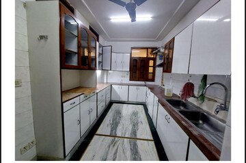 Kitchen in 4 BHK Builder Floor at Green Park Extension – for Rent