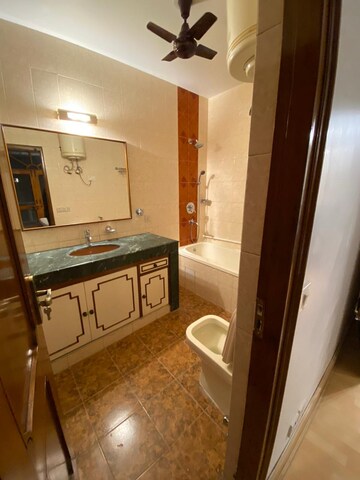 Kitchen in 4 BHK Builder Floor at Green Park Extension – for Rent