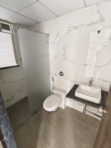 Bathroom in 4 BHK Penthouse at Goel Ganga Serio, Kharadi – for Rent