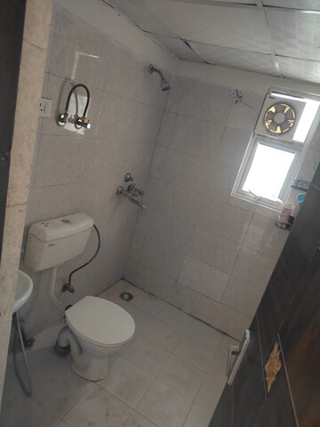 Bathroom in 3 BHK Apartment at Panchsheel Greens II, Sector 16 Greater Noida – for Rent