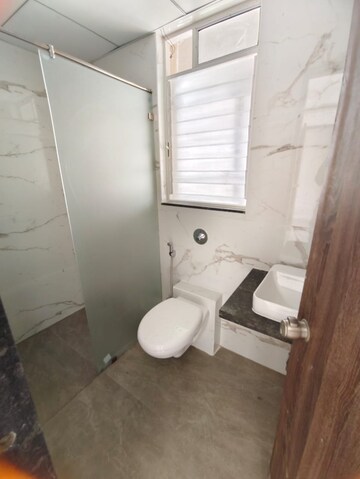 Bathroom in 4 BHK Penthouse at Goel Ganga Serio, Kharadi – for Rent