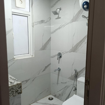Bathroom in 3 BHK Builder Floor at Vipul World Floors, Sector 48 – for Rent