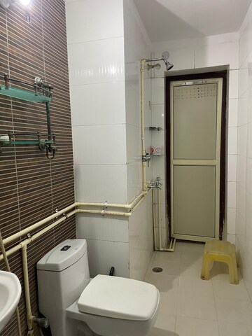 Bathroom in 2 BHK Builder Floor at Amar Colony – for Rent