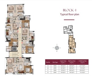 Master Plan in 3 BHK Apartment at Keshtopur – for Sale