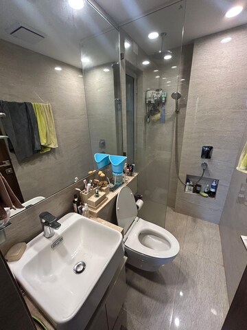 Attached Bathroom in 1 BHK Apartment at Hiranandani Regent Hill, Powai – for Rent