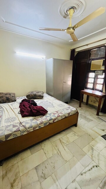 Bedroom in 3 BHK Builder Floor at Kalkaji – for Rent